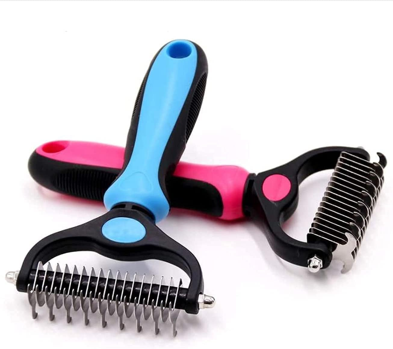 WB Dog Grooming Rakes Grooming Brush Effectively Dematting Tool for Huskie