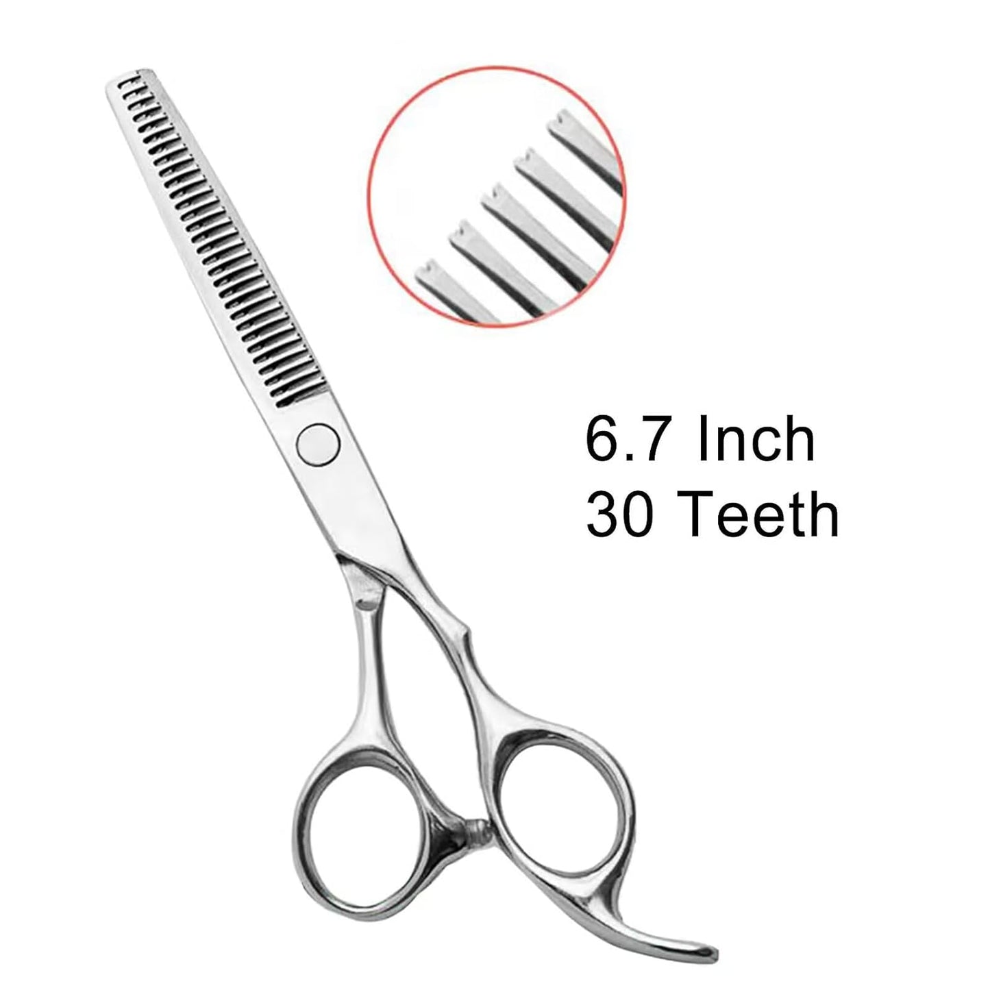 Dog Grooming Thinning Scissors,6.7 Inch Pet Grooming Thining Shears Wih 30 Teeth Great for Groomers and Home Grooming