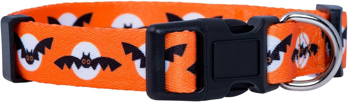 Halloween Dog Collar (Large, Bats)