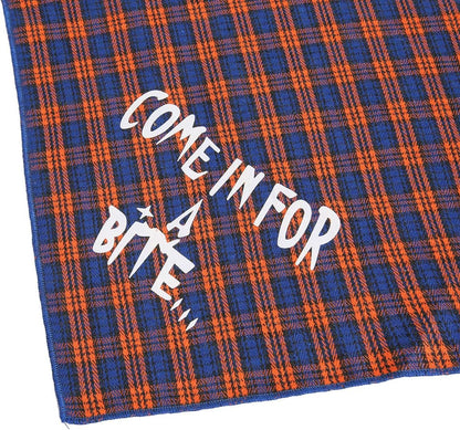 Dog Halloween Bandana, Set of 2 Plaid Halloween Scarf for Dogs Puppy